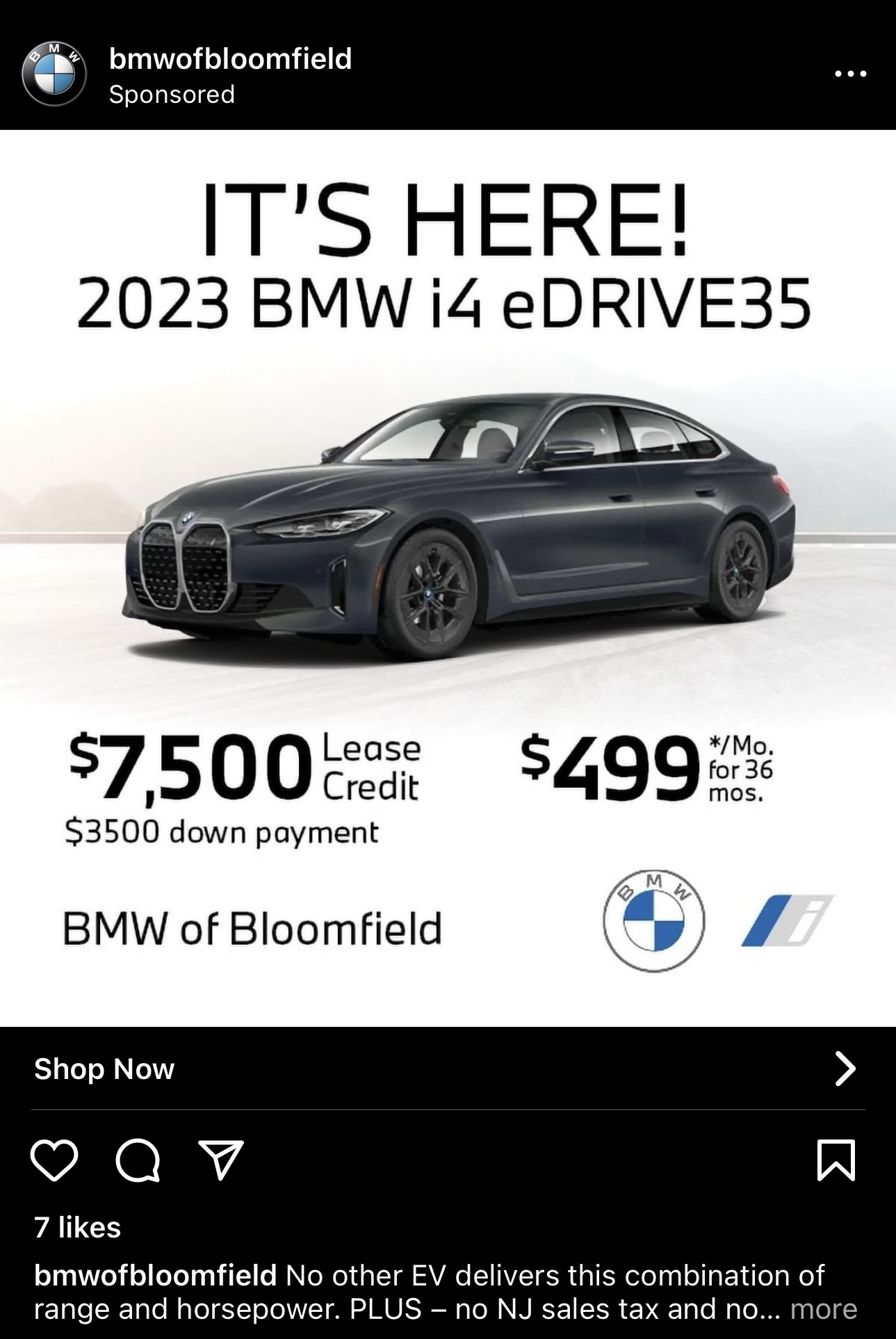 BMW i4 EV Lease Tax Credit? CarEdge